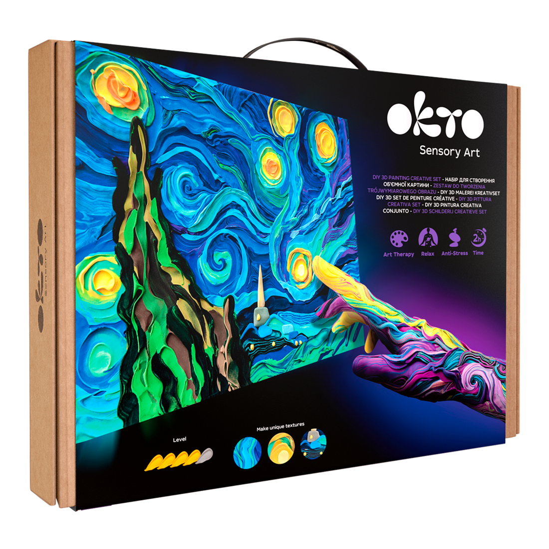 OKTO Creative Painting Set - Starry Night (Multi)