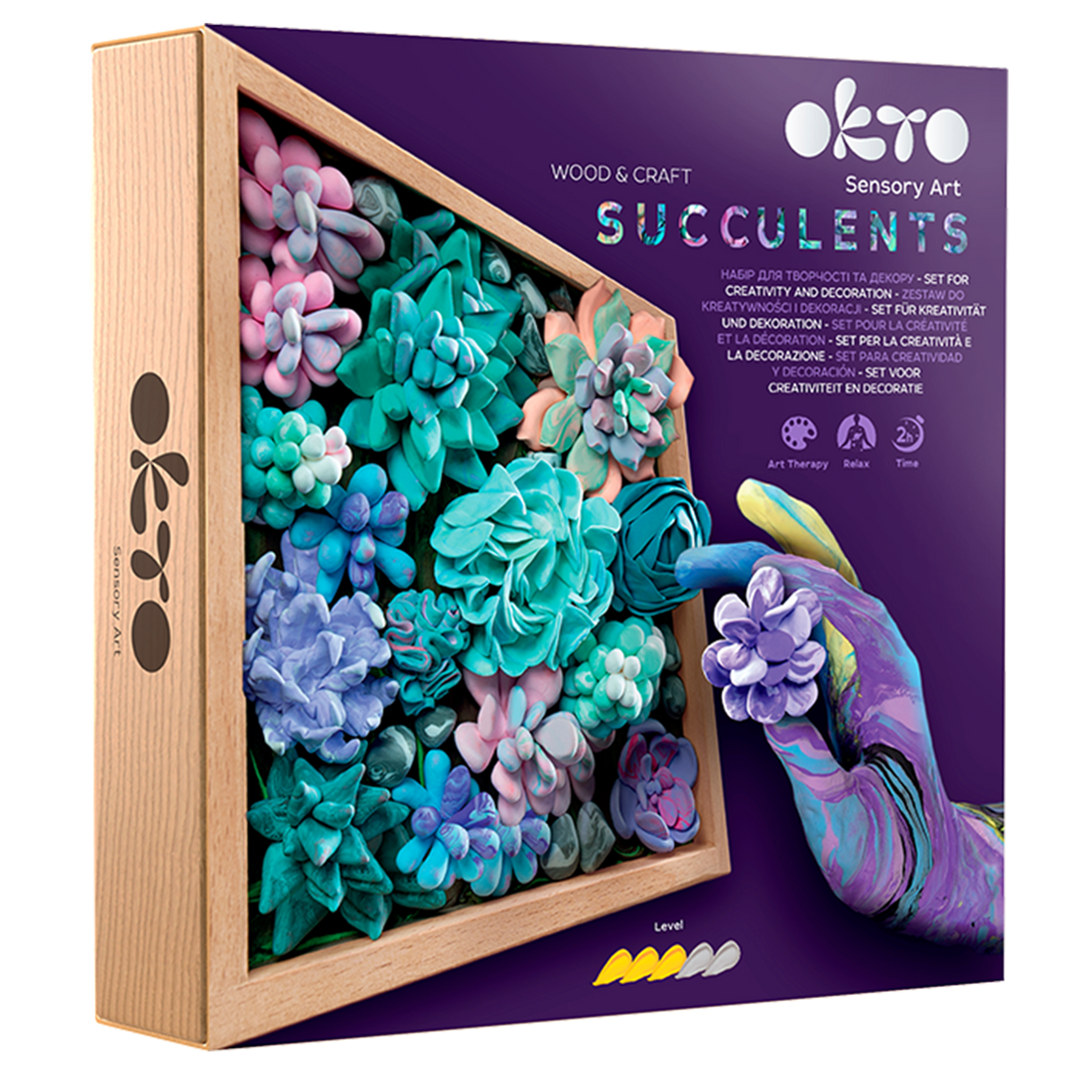 OKTO Wood & Craft - Succulents - Tenderness (Multi)