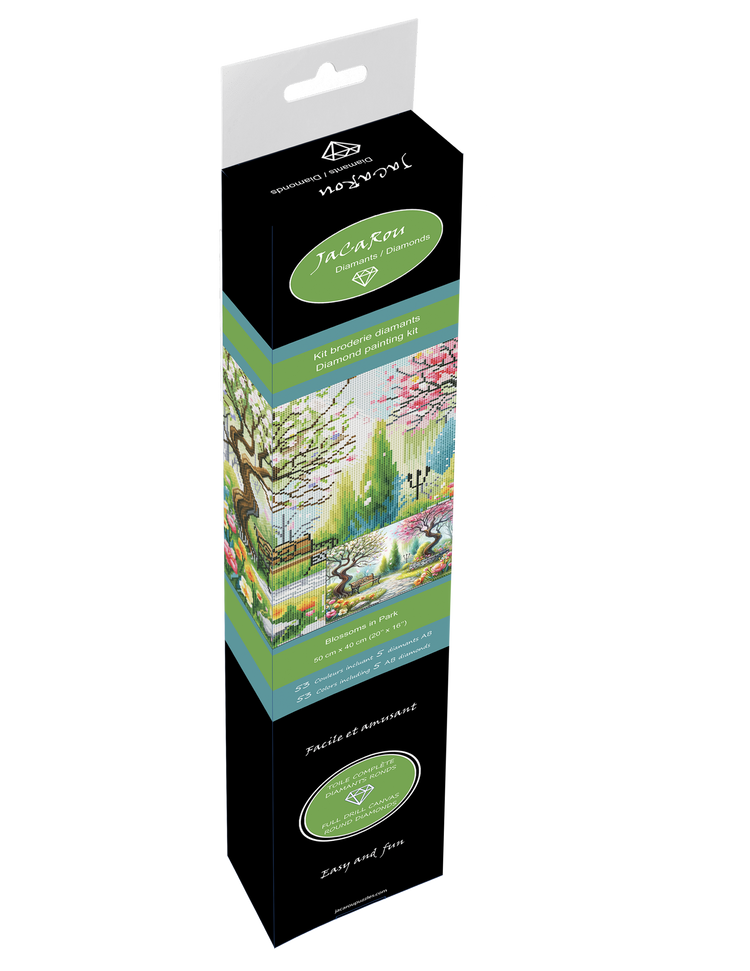 Diamond Painting - Blossoms in Park - 50 x 40 cm