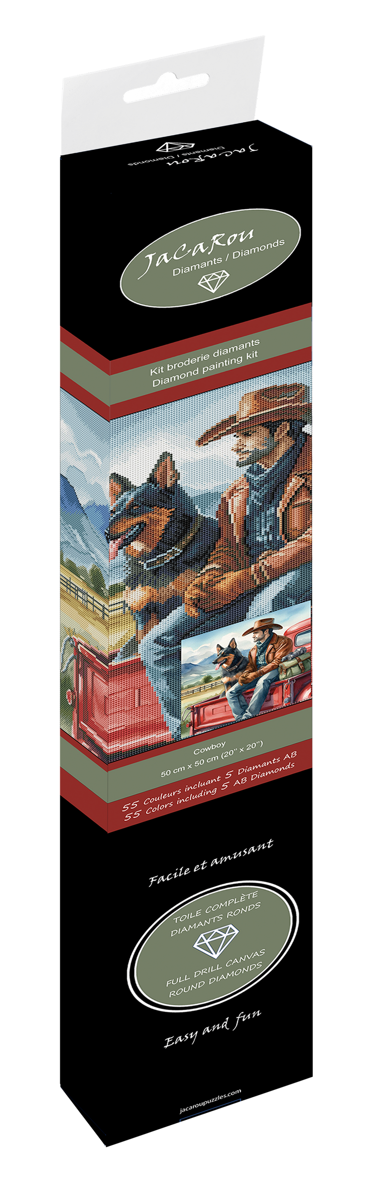 Broderie de diamant - Cowboy