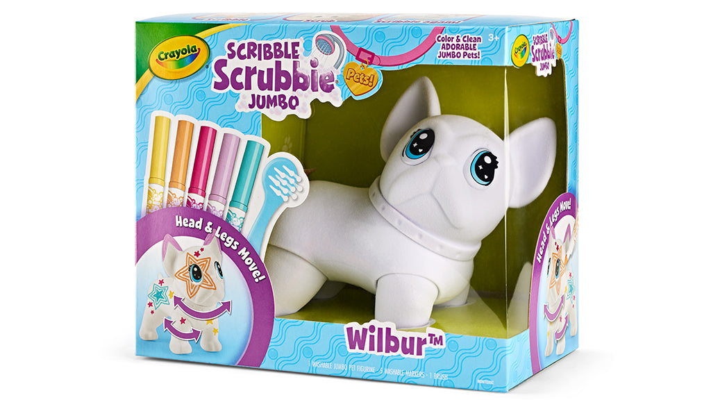 Scribble Scrubbie - Animaux Géants - Wilbur