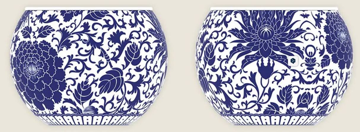 3D Puzzle Planter - Oriental Flower Ornament