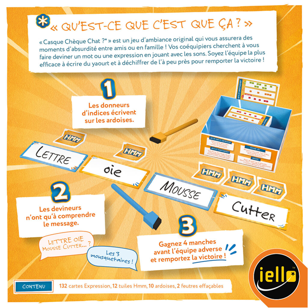 Casque chèque chat (Fr)