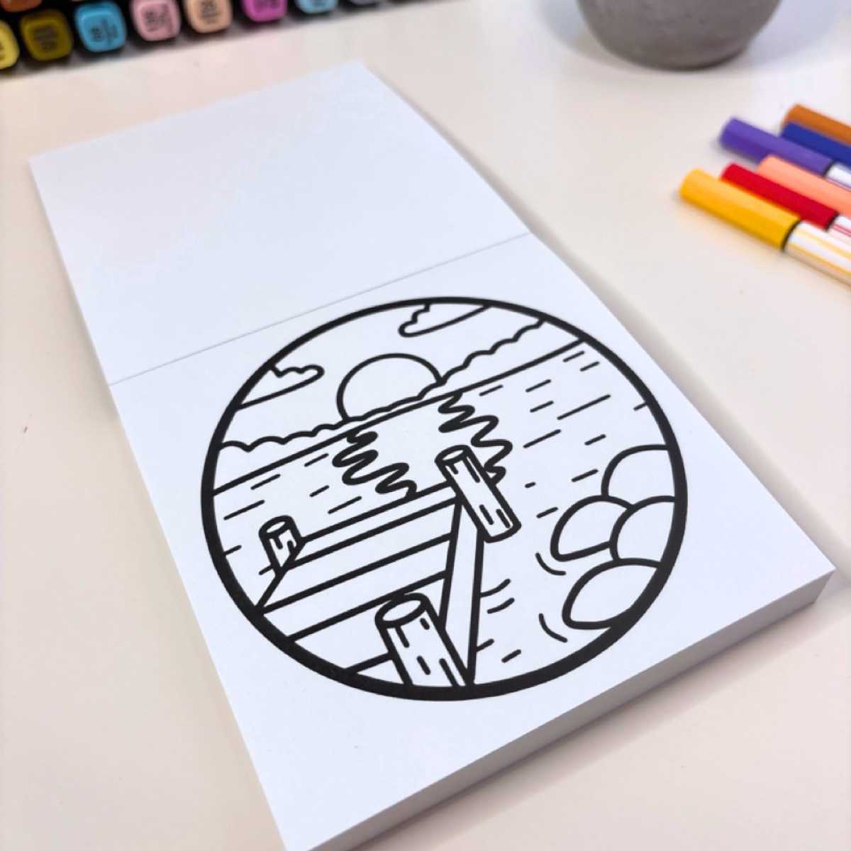 Mini Coloring Book - Oh Color Me