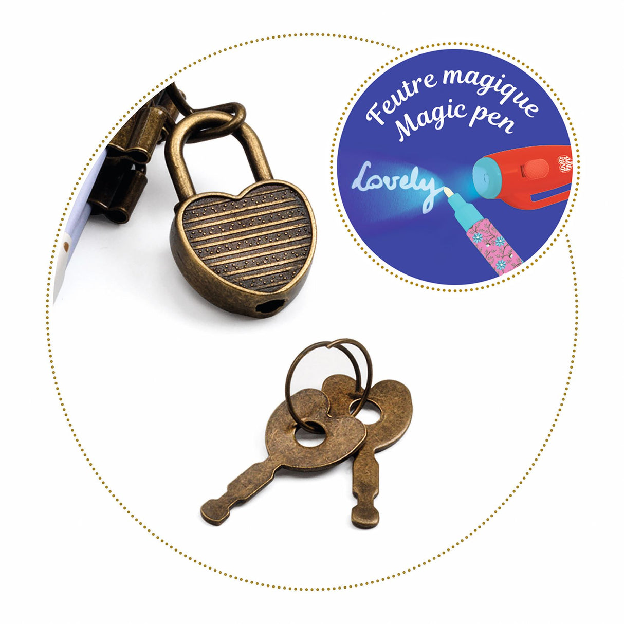 Carnet secret et feutre - Fiona