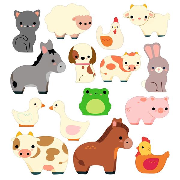 Stickers - Les animaux de la ferme
