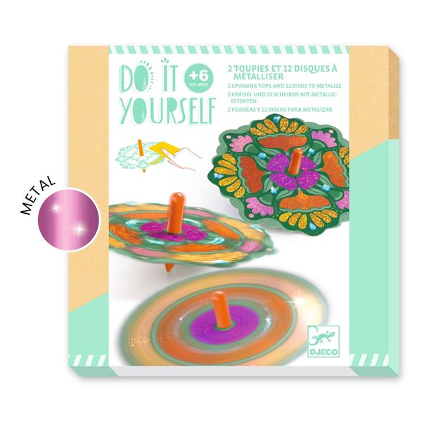 DIY - Spinning Tops to Metalize - Flower Power