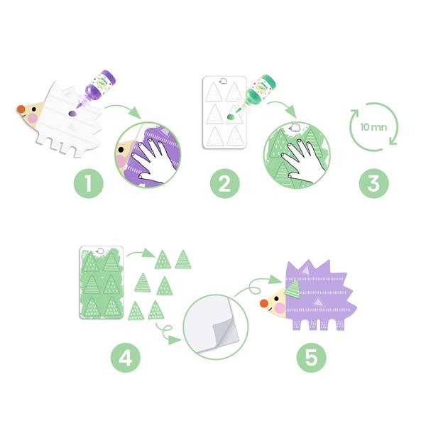 Magic Finger Painting - Small Forms