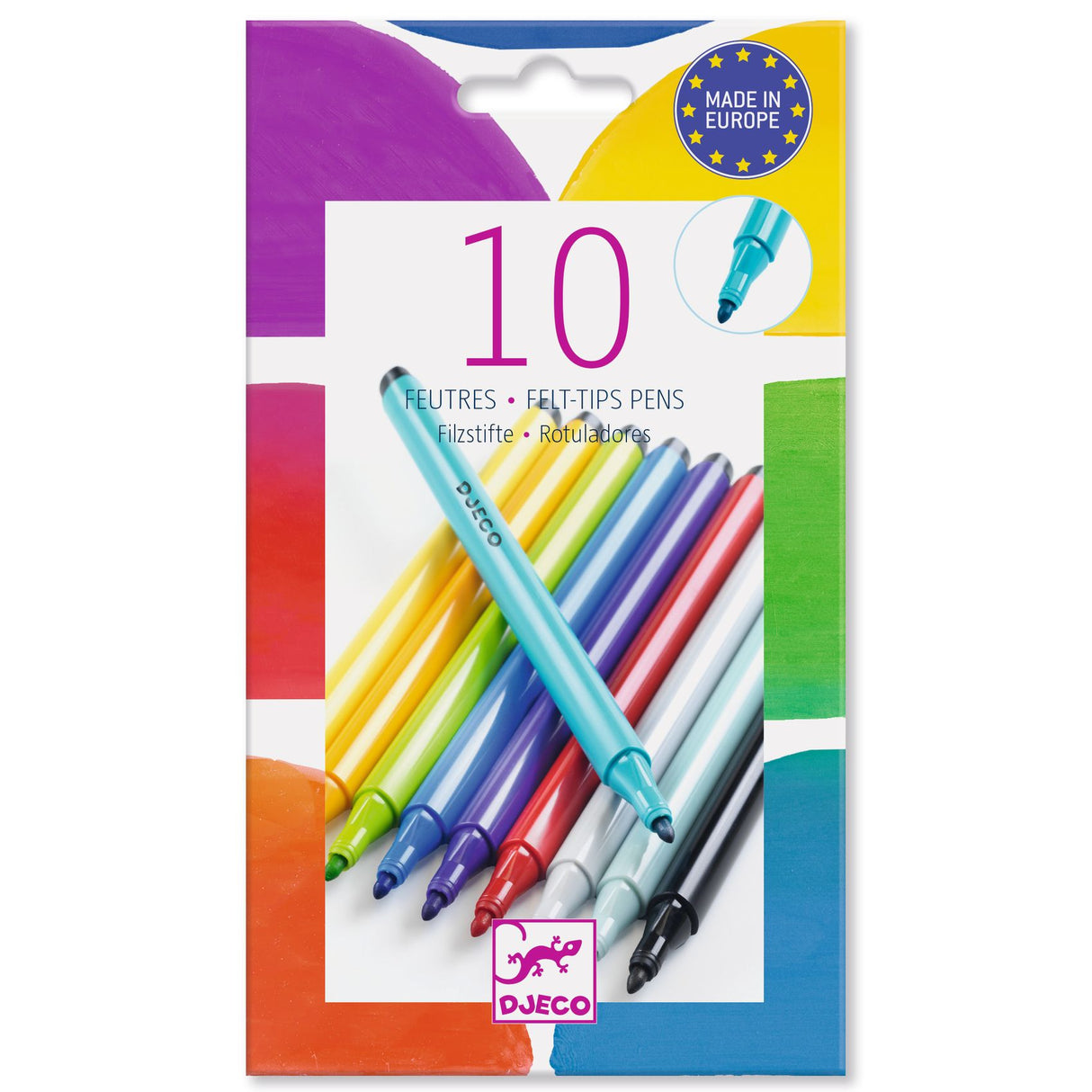 Feutres pointe fine - Arc-en-ciel (10)