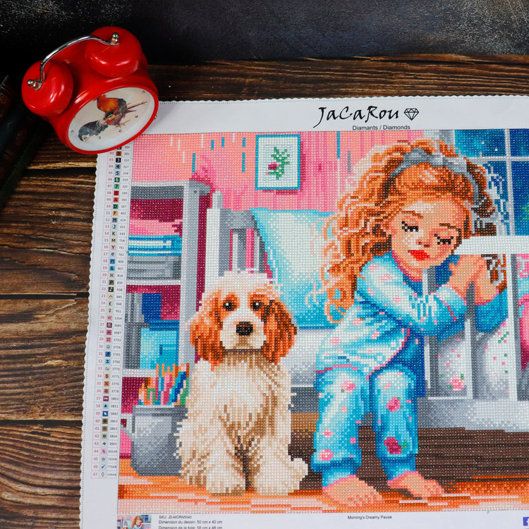 Diamond Painting - Morning's Dreamy Pause