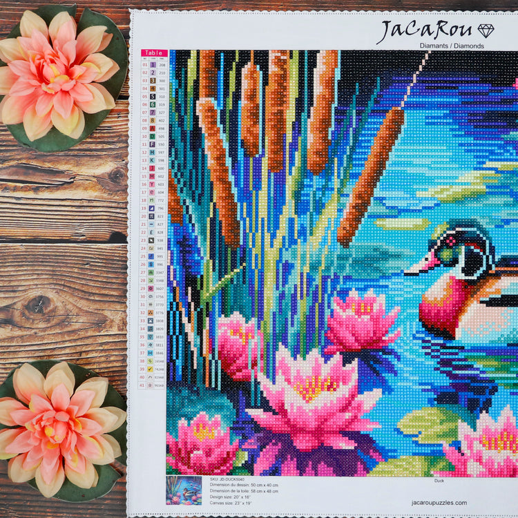 Diamond Painting - Duck - 50 x 40 cm