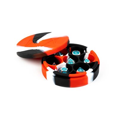 Silicone Dice Case - Black / Red / White