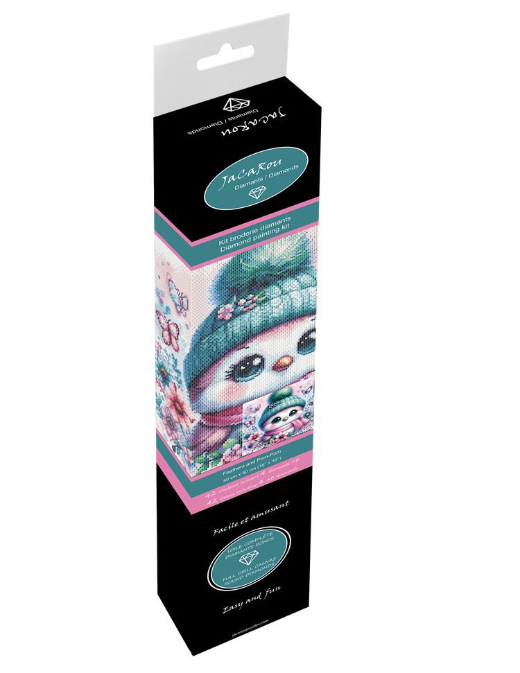 Diamond Painting - Feathers and Pompom