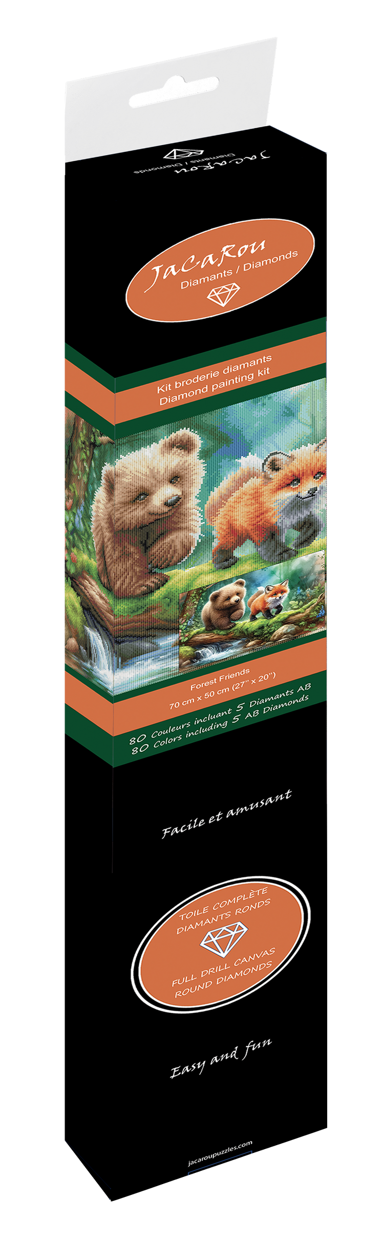 Broderie de diamant - Forest Friends