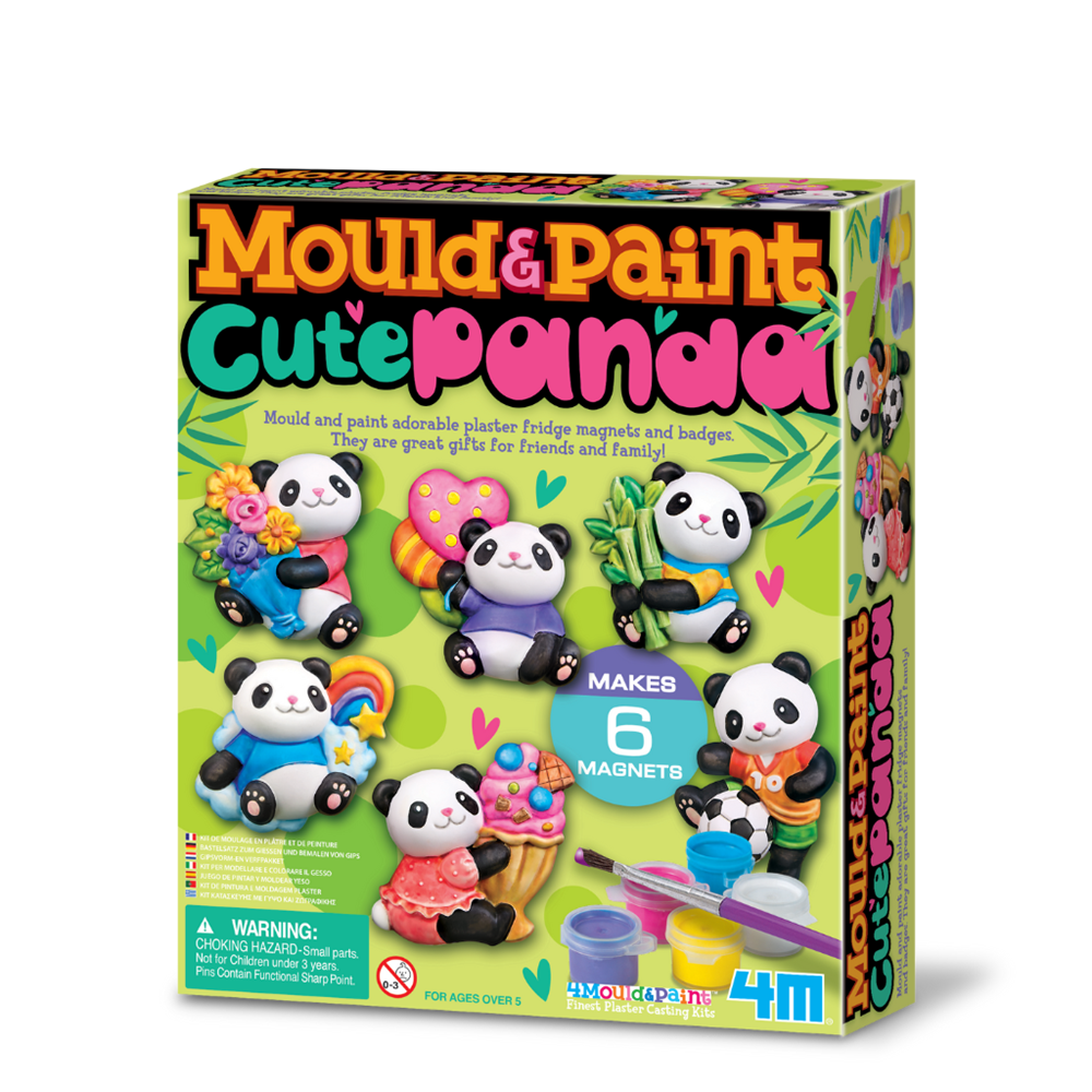 Mould and Paint - Cute Pandas (Multi)