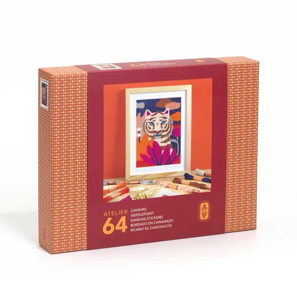 Workshop 64: Needlepoint - Wild cat