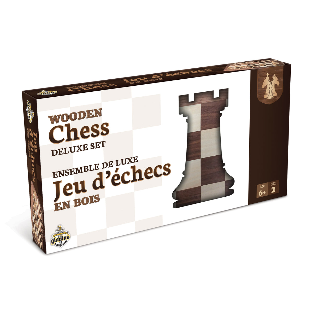 Jeu d'échecs en bois (Bil)
