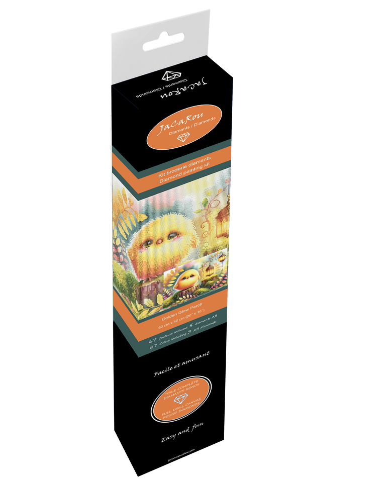 Diamond Painting - Golden Glow Perch