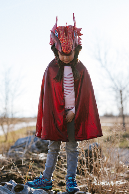 Ruby La Cape Dragon Métallique