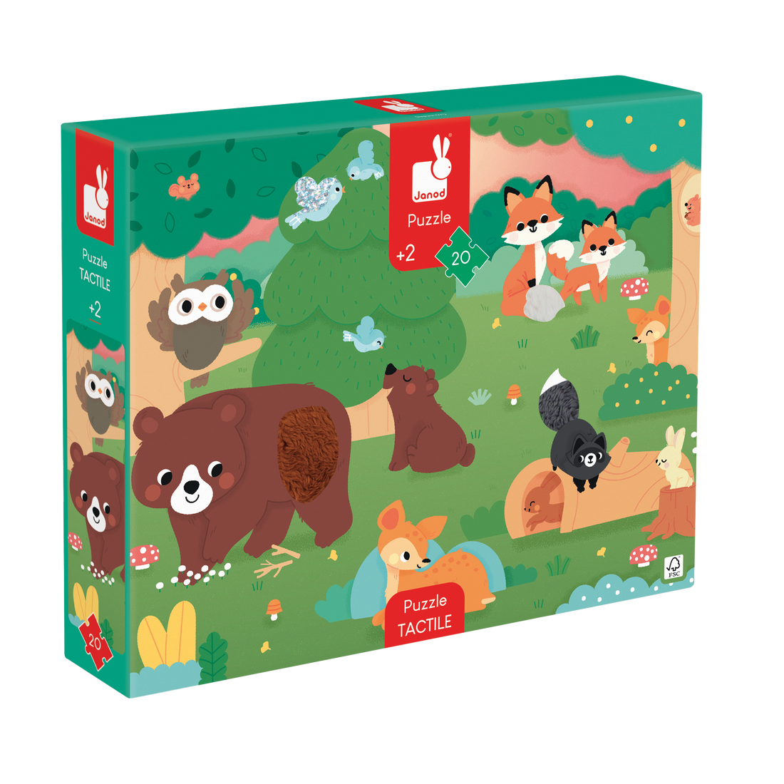 Giant Tactile Puzzle Forest - 20 pcs