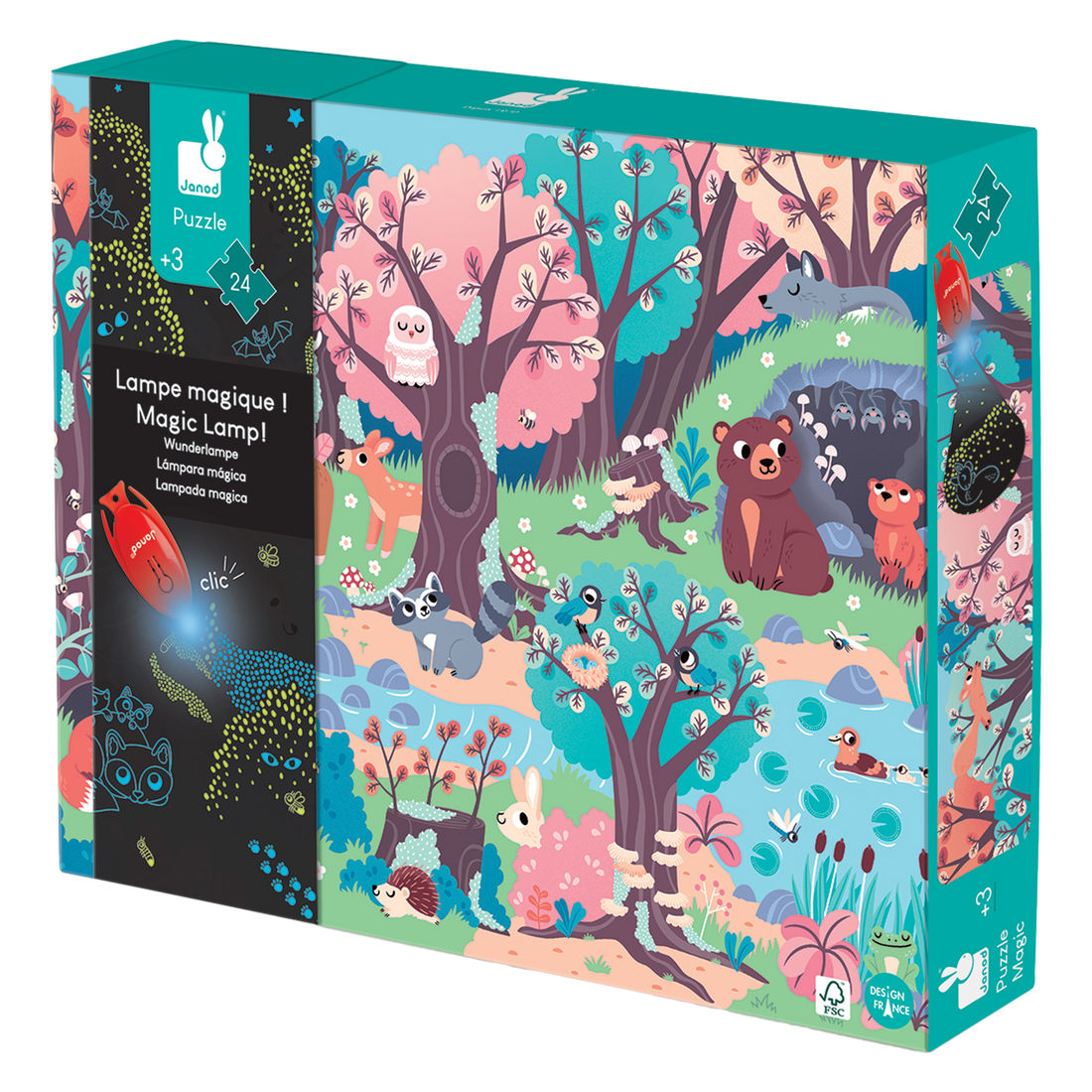 Puzzle magique - Forêt - 24 mcx