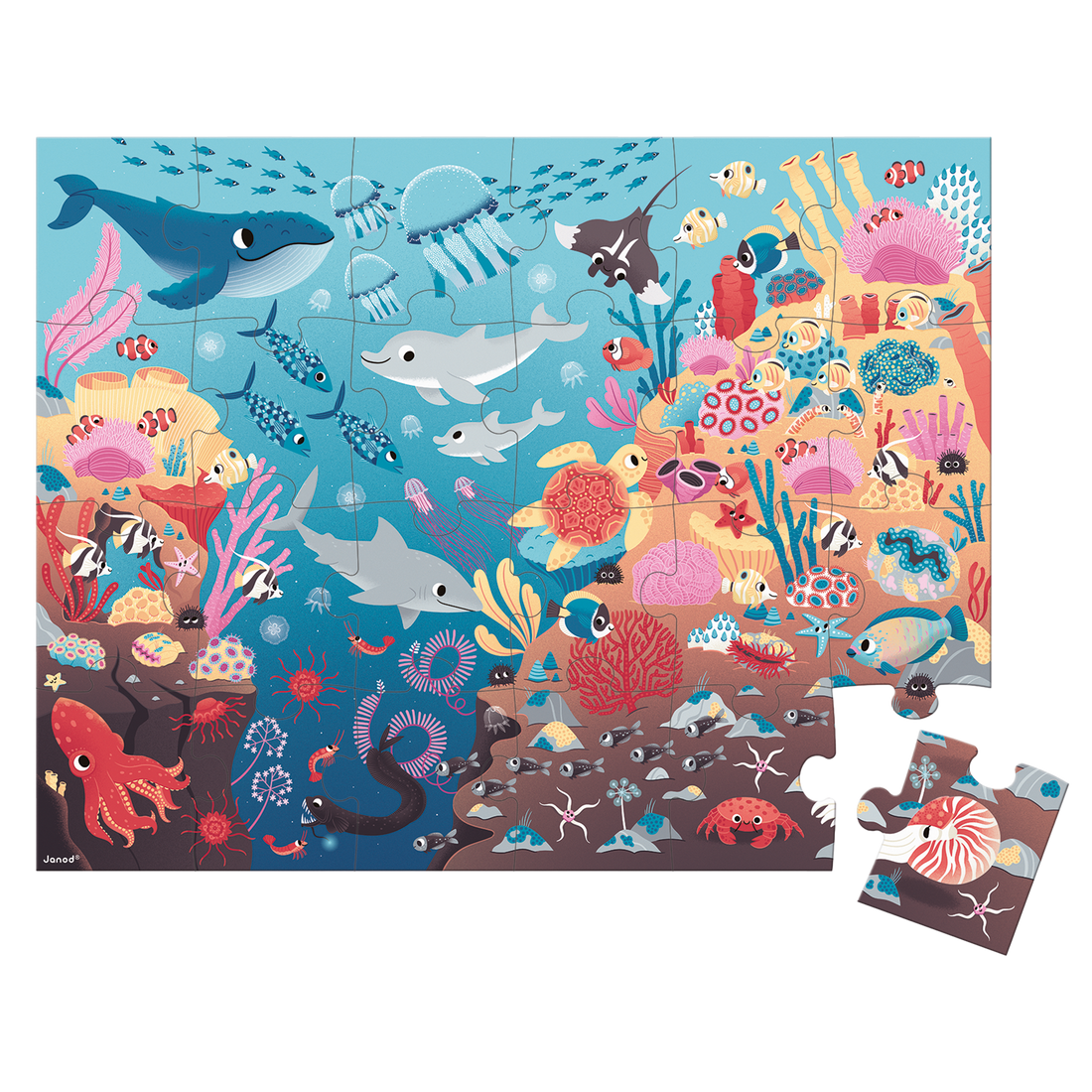 Puzzle lampe magique - Océan - 24 mcx