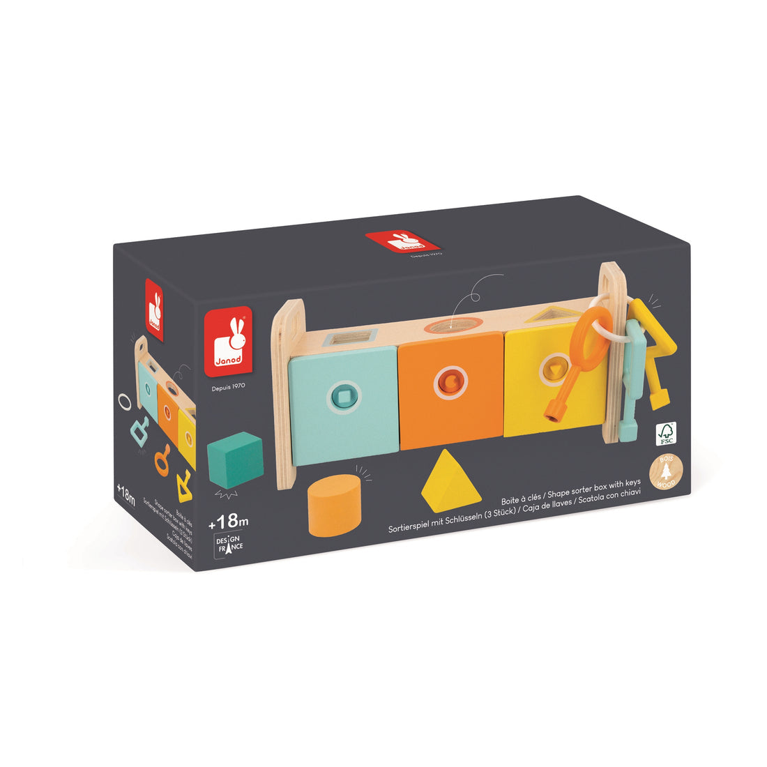 Shape Sorter Box with Keys