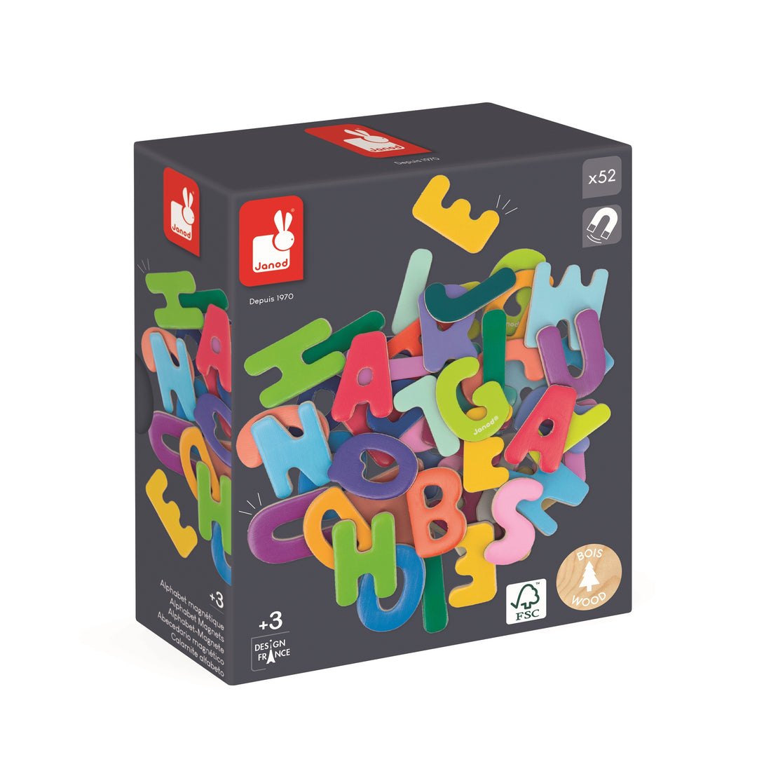 52-piece Alphabet Magnets