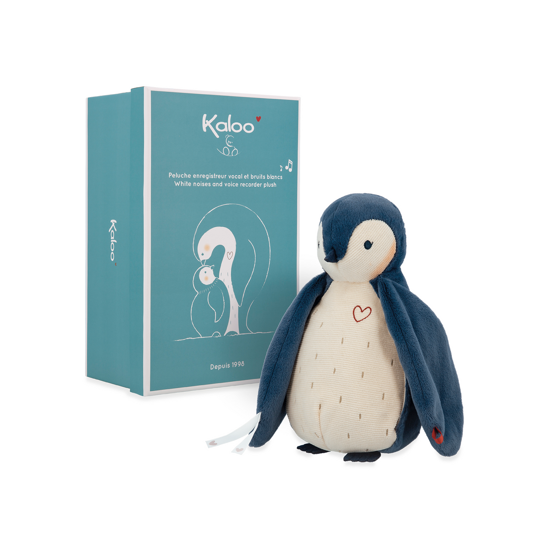 Kaloo - Voice Recording Blue Penguin Plush