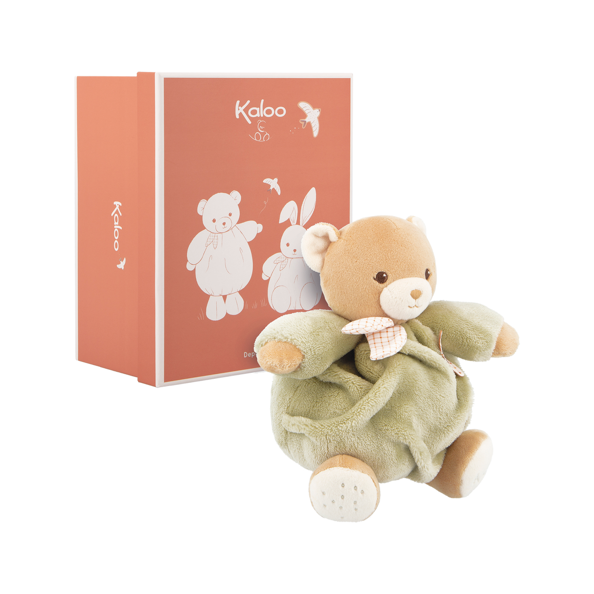 Kaloo - Ourson vert 17 cm