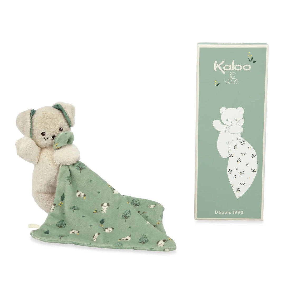 Kaloo - Doudou chien vert