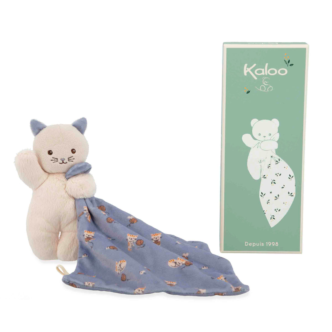 Kaloo - Cat Plush Toy - Lilac