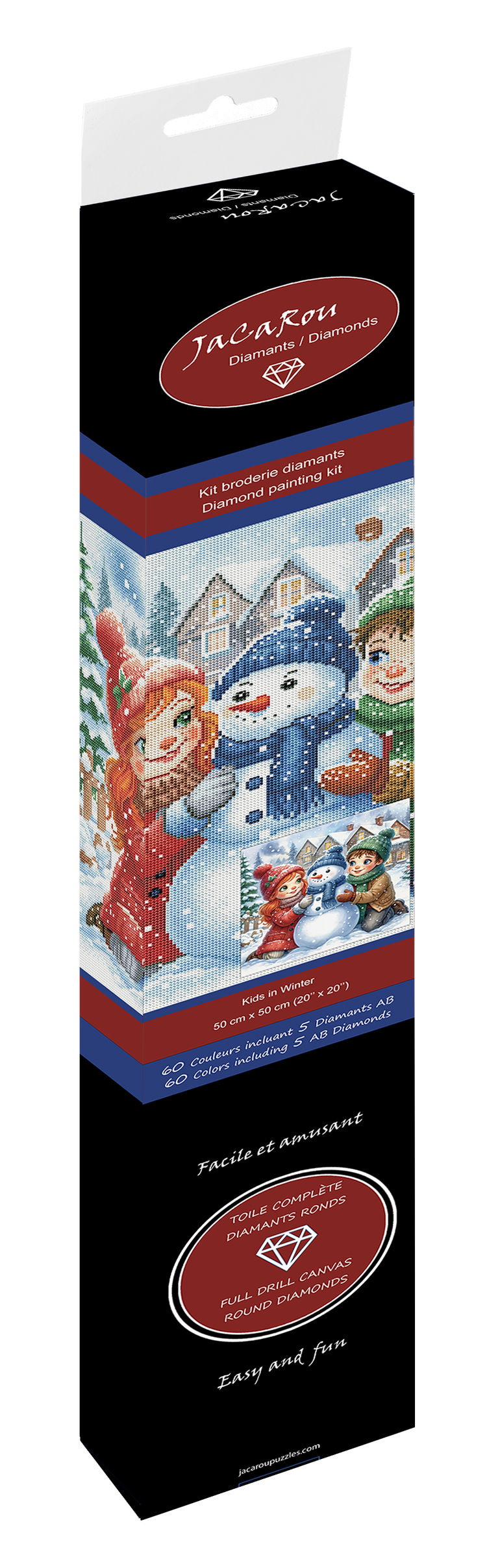 Diamond Painting - Kids in Winter