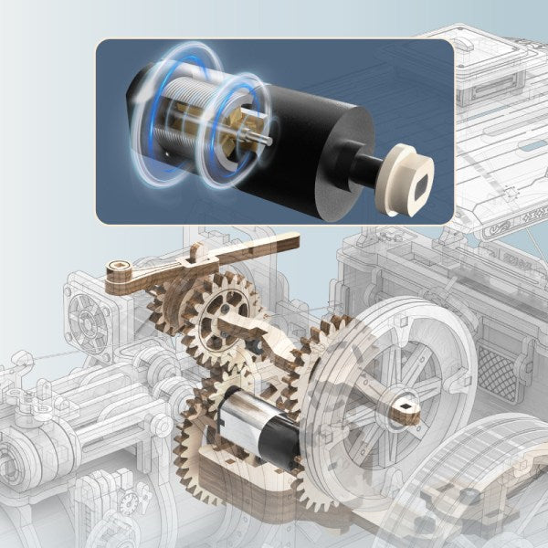 DIY - Locomotive à vapeur mécanique 3D