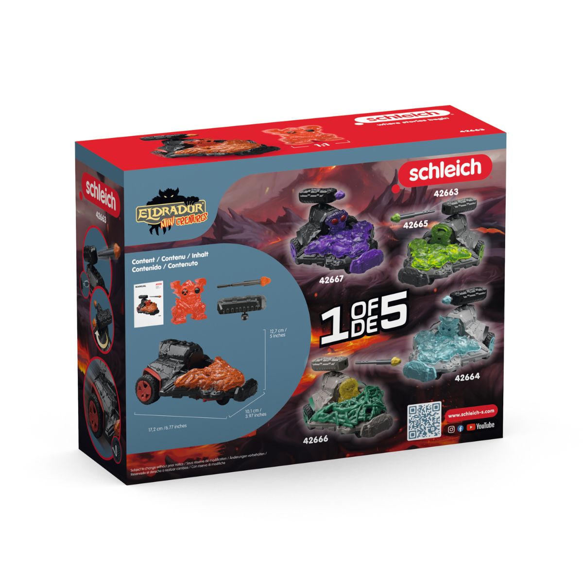 Lava Jet Vehicle with Mini Creature - Eldrador