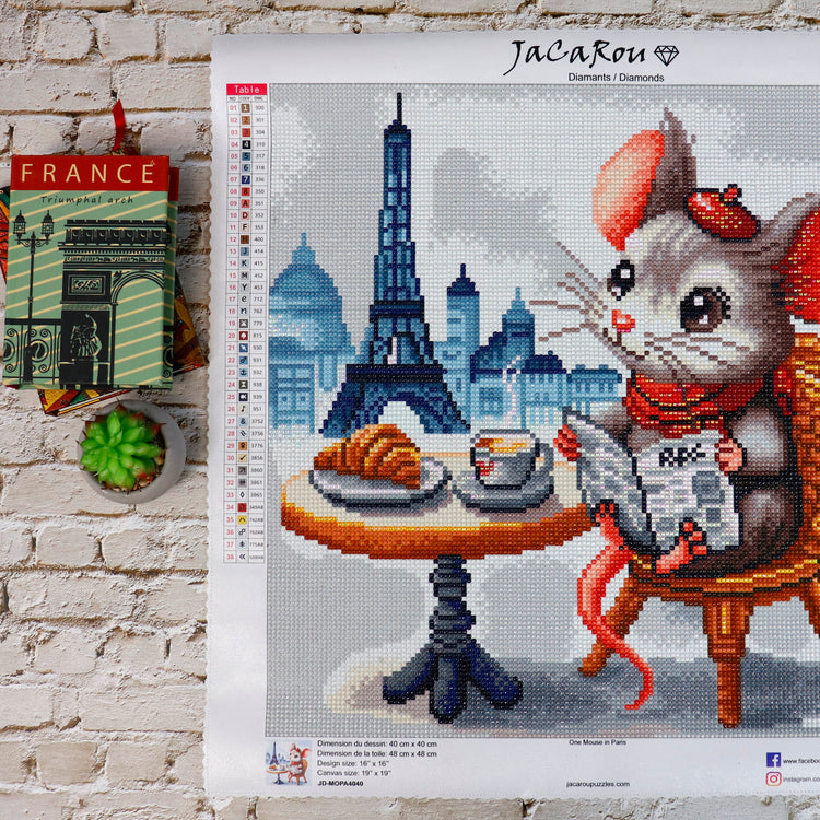 Broderie de diamant - One Mouse in Paris