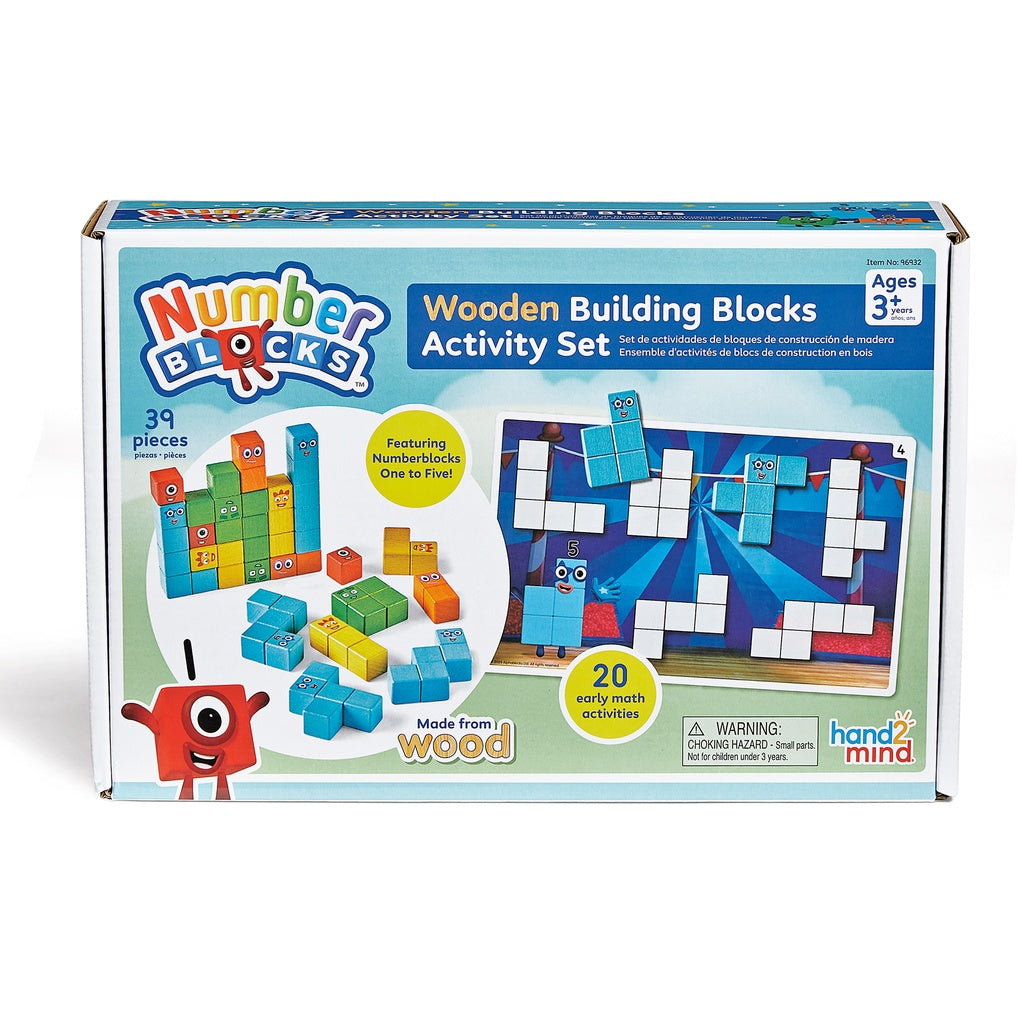 Number Blocks - Wooden Building Block Activity Set (Multi)