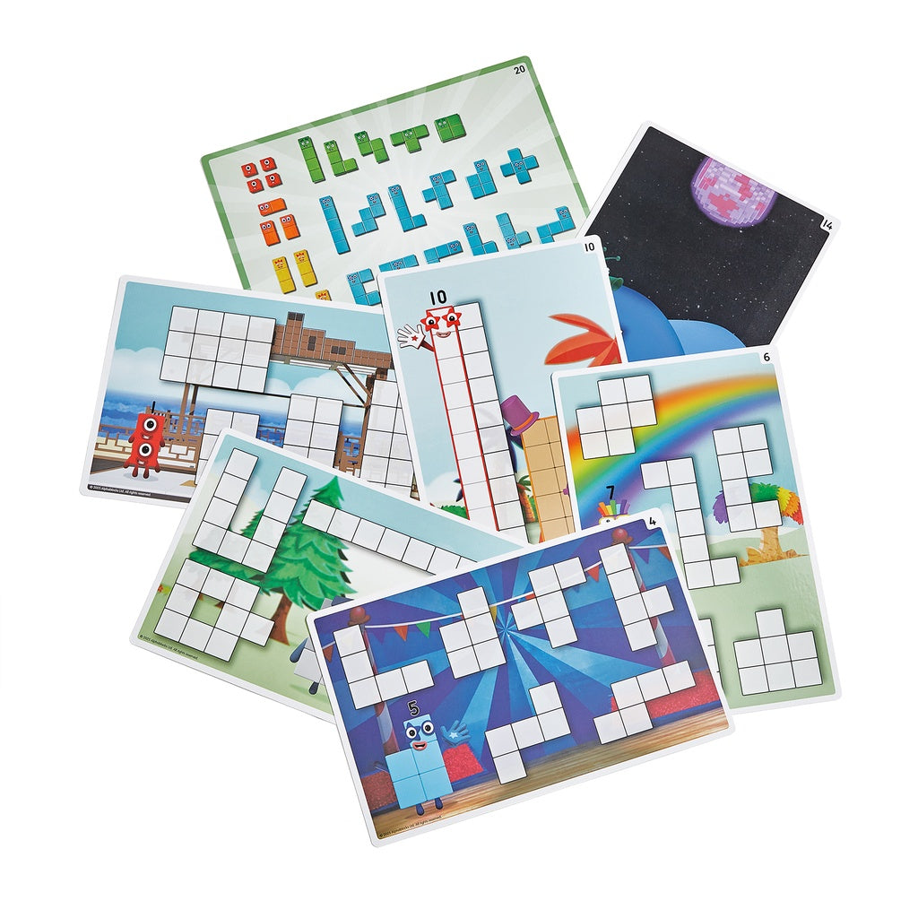 Number Blocks - Wooden Building Block Activity Set (Multi)