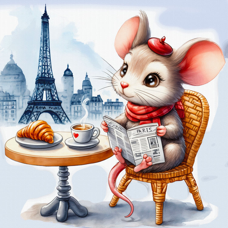 Broderie de diamant - One Mouse in Paris