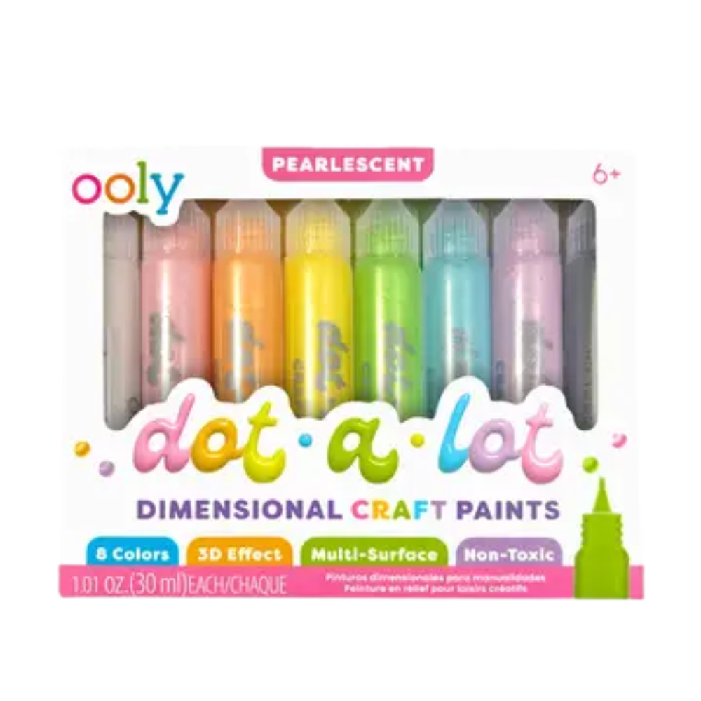 Dot-A-Lot - Pearlescent Dimensional Craft Paints (8)