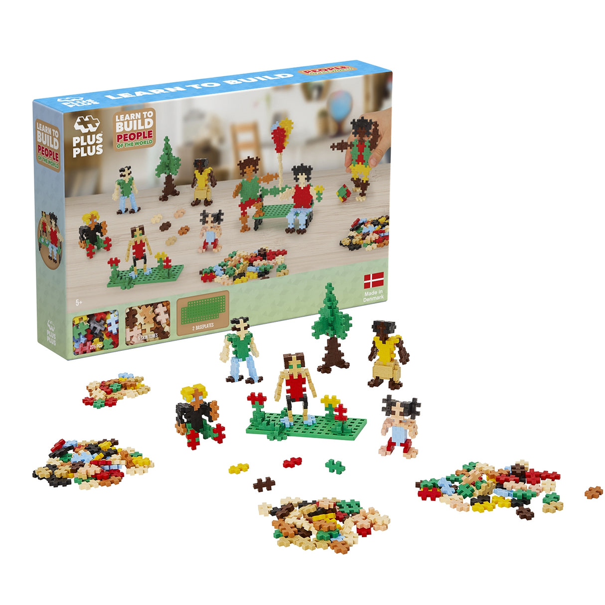Plus Plus - Learn to Build - People of the World - 275 pcs