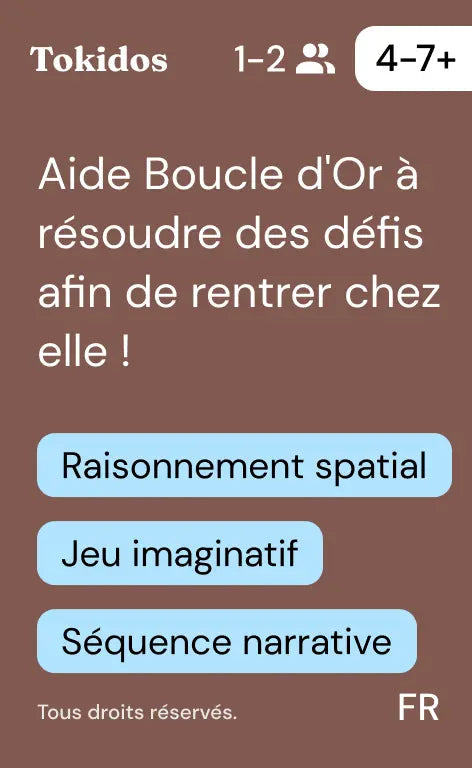 Tokidos - PlayCard - Boucle d'Or (Fr)