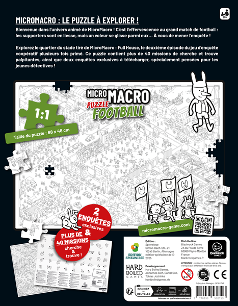 Micro Macro - Puzzle Football - 500 mcx (Fr)