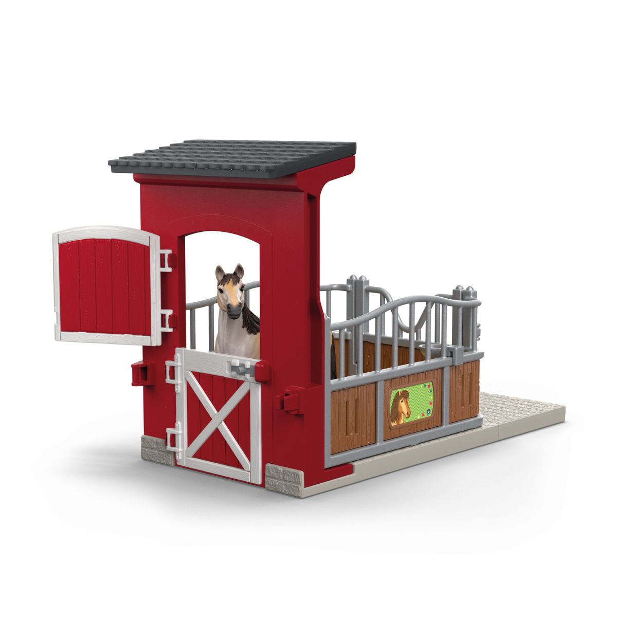 Box pour poney avec jument Mustang - Farm World