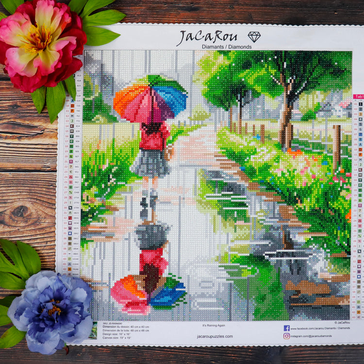 Diamond Painting - It's Raining Again