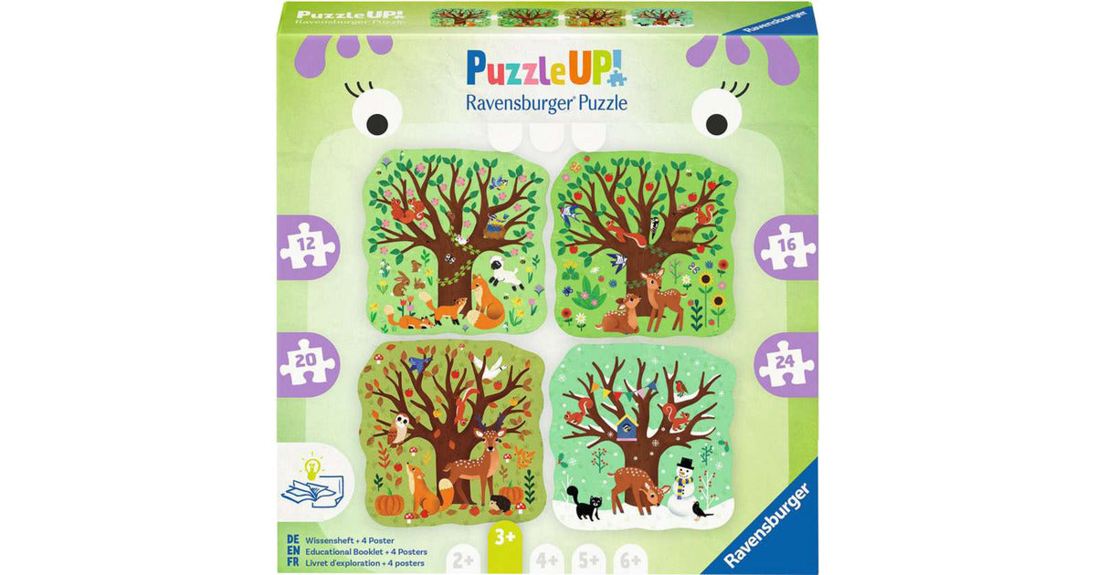 The 4 Seasons - Puzzle Up! - 12 to 24 pcs