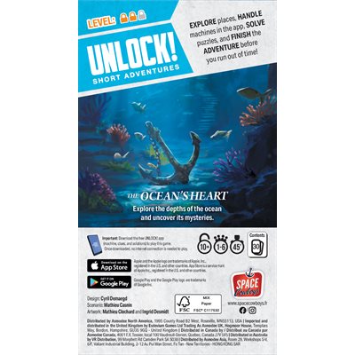 Unlock! - Short Adventure 12 - Ocean's Heart (Eb)