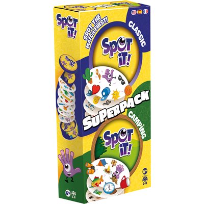 Spot it - Super Pack - Classique / Camping (Multi)