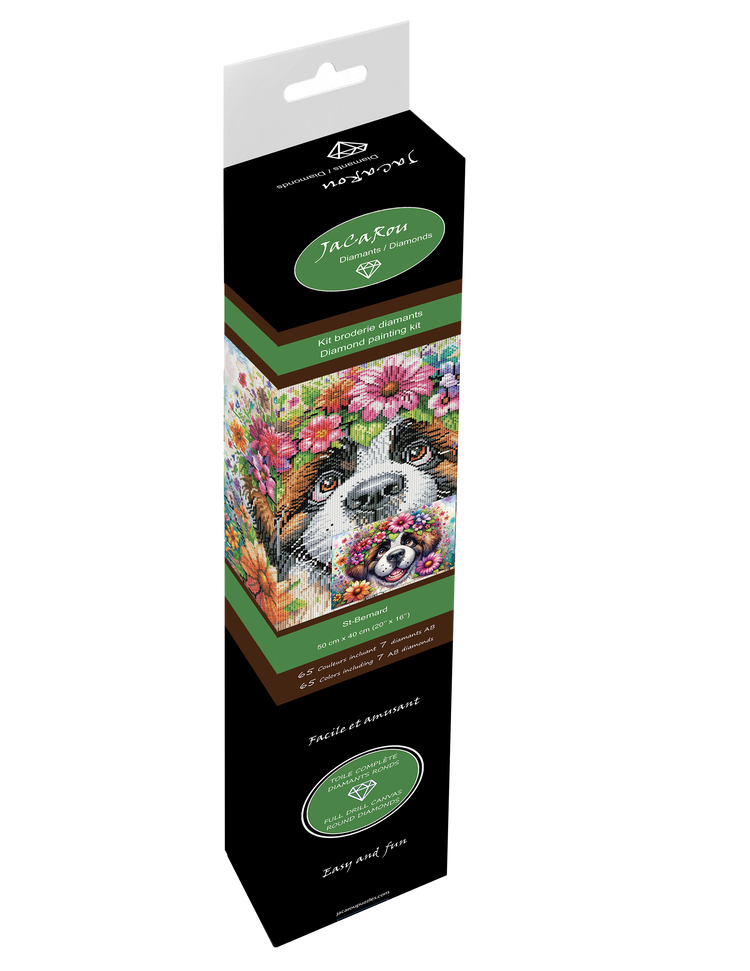 Broderie de diamant - St-Bernard