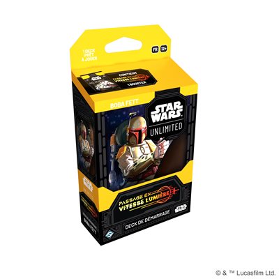 Star Wars : Unlimited - Passage en vitesse lumière - Deck de démarrage Boba Fett (Fr)